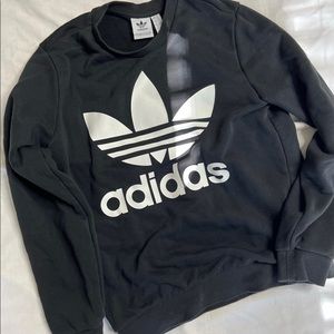 Gently Used Black Adidas Sweatshirt